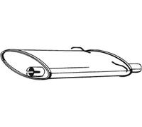Silenciador trasero 235-009 BOSAL para VOLVO 740 740 Kombi 760 Kombi 940 940 II
