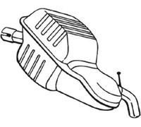 Silenciador trasero BOSAL 235-139
