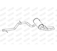 WALKER 24264 Silenciador trasero