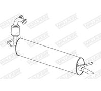 Walker Silenciador trasero 24305 para Smart Fortwo, Forfour y Renault Twingo