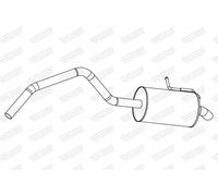 WALKER Silenciador trasero para RENAULT: Kangoo (Ref: 24311)