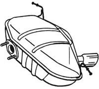 BOSAL 247-413 Silenciador trasero