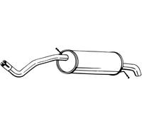 Silenciador trasero 278-999 BOSAL para SKODA FABIA II Combi