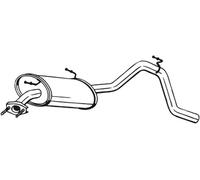 Silenciador trasero 281-169 BOSAL para SUBARU SUZUKI