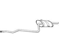 BOSAL 286-465 Silenciador trasero