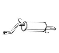 Silenciador trasero BOSAL 185-313