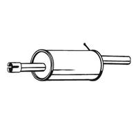 BOSAL 200-555 Silenciador trasero