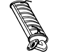 Silenciador trasero BOSAL 219-095