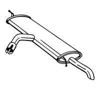 Silenciador trasero BOSAL 227-053