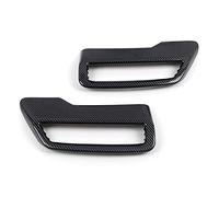 Silenciador Trasero De Fibra Carbono/ABS Plateado Brillante Para Coche Cubierta Salida De Tubo De Escape Para Peugeot 3008 4008 5008 2017 2018-2021(2)
