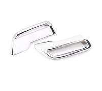 Silenciador Trasero De Fibra Carbono/ABS Plateado Brillante Para Coche Cubierta Salida De Tubo De Escape Para Peugeot 3008 4008 5008 2017 2018-2021(1)