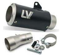 Silenciador trasero LeoVince SLIP-ON SBK LV CORSA RACING Black Edition inox