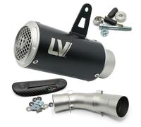 Silenciador trasero LeoVince SLIP-ON SBK LV CORSA S RACING Black Edition inox