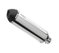 Silenciador trasero Shark DSX-5, tapa de aluminio, acero inoxidable, aprobación
