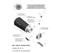 Silenciador trasero Sistema de escape LeoVince LV-10 Black Edition S15201B