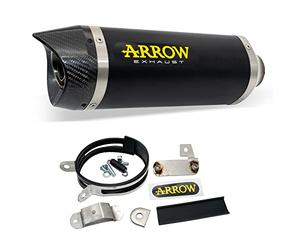 - Silenciador trasero Street Thunder aluminio Dark, de carbono endkappe Arrow con ABE
