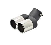 Silenciador Trasero Tubo Escape Curvado Doble Para Kia Para Rio K2 2011 2012 2013 Garganta Cola Coche(1 piece 1)