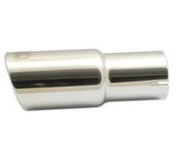 Ulter Sport Tubo de escape - Redondo Ø70mm Inclinado RS - Longitud 120mm - Instalación ->50mm - Inox