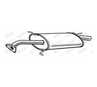 Silenciador trasero WALKER 23491