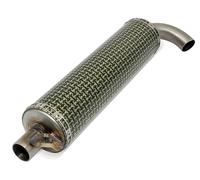 - Silenciador Trasero Yasuni Scooter Amarillo Carbon para Carrera 30