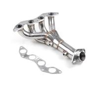 Silenciador Trim para Civic 2001 2002 2003 2004 2005 Escape De Colector Carreras Acero Inoxidable para Coche