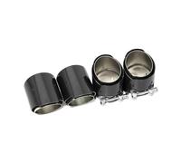 Silenciador Tubo 4 Piezas para M2 M3 M4 F80 F82 F83 F87 Silenciador Tubo Escape De Acero Inoxidable De Escape MP Tubo De Escape De Fibra De Carbono Coche Cola Escape(Carbon Fiber G)