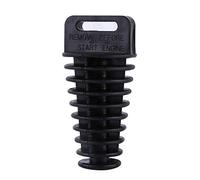 Silenciador Tubo de cola Escape Silenciador Lavado Tapón Tapón para 2 y 4 tiempos Motocicleta Dirt ATV Quad(Negro)