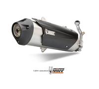 Silenciador Tubo de Escape MIVV Urban Yamaha Xmax X-Max 400 2013>