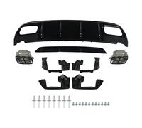 Silenciador Tubo Difusor De Parachoques Trasero Y Puntas De Escape Estilo para AMG para Benz Clase 2012-2013 2014 2015 2016 2017 2018 W176 A45 Alerón Trasero A45 Coche Cola Escape