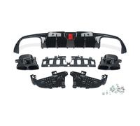 Silenciador Tubo Difusor Trasero Y Silenciadores Cuádruples para Benz C205 Sport para Coupé C43 C63 para AMG 2015 2016 2017 2018 Coche Cola Escape
