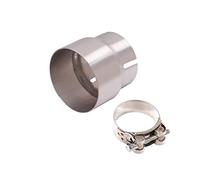 Silenciador Tubo Escape Adaptador Universal 51MM 52MM 54MM 56MM 58MM 62MM 64MM Tubo De Conexión Conexión Reductor Escape Acero Inoxidable para Motocicleta De Coche Garganta De Cola