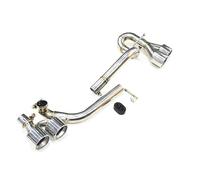 Silenciador Tubo Escape Para Serie 5 E60 525i 523i 520i 530i Actualización Para M5 MT Parachoques Silenciador Cuádruple De Escape Tubo De Escape(Plata)