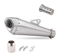 Silenciador Tubo Escape Universal Motocicleta 51MM Para ZX6R Para Z900 1000 Para CBR1000 Para GSXR650 MT07 R3(Type E)