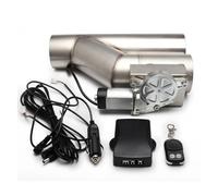Silenciador Tubo Kit De Corte Escape Eléctrico 2,5" Y 3" Válvula Control De Escape con Tubo En Y Interruptor De Válvula Única con Kit Control Remoto Universal Coche Cola Escape(3 Inch)