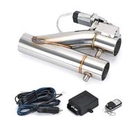 Silenciador Tubo Kit De Silenciador De Escape Universal con Válvula Corte Eléctrica De Doble Válvula De 2" 2,25" 2,75" 2,5" Y 3" con Control Remoto Inalámbrico Coche Cola Escape(3 Inch)