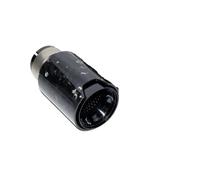 Silenciador Tubo Modificación del Tubo De Escape con Cuatro Salidas De Fibra De Carbono para Mperformance Silenciador Boquilla Y Cabezal De Escape Coche Cola Escape(A)