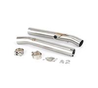Silenciador Tubo para CBR1100XX 1996 A 2016 para Blackbird 1100 Slip-on Silenciador De Escape para Motocicleta Tubo Conexión Medio 51MM