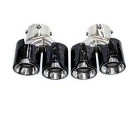 Silenciador Tubo para G20 G21 M340i G42 M440i G22 M240i Silenciador De Tubo De Escape De Fibra De Carbono Boquilla De Punta De Tubo De Escape Mperformance Coche Cola Escape(H)