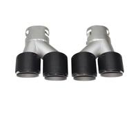 Silenciador Tubo para G20 G21 M340i G42 M440i G22 M240i Silenciador De Tubo De Escape De Fibra De Carbono Boquilla De Punta De Tubo De Escape Mperformance Coche Cola Escape(C)