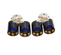 Silenciador Tubo para G20 G21 M340i G42 M440i G22 M240i Silenciador De Tubo De Escape De Fibra De Carbono Boquilla De Punta De Tubo De Escape Mperformance Coche Cola Escape(F)
