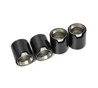Silenciador Tubo para M2 F87 M3 F80 M4 F82 F83 Silenciador De Tubo De Escape Actualización Boquilla MP De Escape Piezas De Escape De Fibra De Carbono Coche Cola Escape(Carbon Fiber A-4)