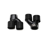 Silenciador Tubo para M340i G20 G21 G22 G23 M440i G42 M240i Silenciador Tubo Escape De Escape De Coche Tubo De Escape Fibra Carbono Cuatro Puntas De Escape Coche Cola Escape(Carbon Fiber F)