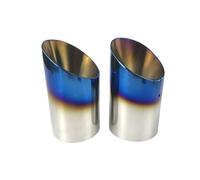 Silenciador Tubo Para Mazda 6 Para Atenza Para CX-5 Para CX-4 Para CX-30 3 Para Axela Tubo Escape Trasero Acero Inoxidable Punta Silenciador.(A type Blue 2pcs)