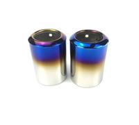 Silenciador Tubo Para Mazda 6 Para Atenza Para CX-5 Para CX-4 Para CX-30 3 Para Axela Tubo Escape Trasero Acero Inoxidable Punta Silenciador.(B type Blue 2pcs)