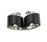 Silenciador Tubo Punta De Silenciador De Repuesto Para G20 G21 320i 330i 330d, Embellecedor De Tubo De Escape De Alto Rendimiento Puntas De Escape De Fibra De Carbono Coche Cola Escape(Carbon Fiber E)