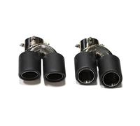 Silenciador Tubo Tubo De Escape Cuádruple con Silenciador De Fibra De Carbono Y Boquilla para G42 G22 M240i 2021-2022 Coche Cola Escape(Carbon Fiber K)