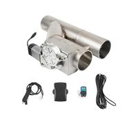 Silenciador Tubo Válvula De Escape Eléctrica Universal De Doble Válvula De 2,5" Y 3" con Control Remoto Kit Válvula De Corte De Escape 2 En 1 TP-1028A Acero Inoxidable Coche Cola Escape(2.5 Inches)
