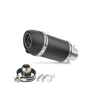 Silenciador Universal para Motocicleta LeoVince Compatible con la mayoría de Motocicletas de Fibra de Carbono para Tubo de Escape. Silenciador de Escape.