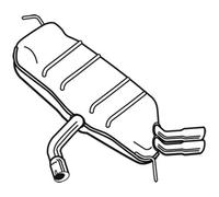 Silenciador Walker Delantero Para VW Golf VI 1.6 1.2 TSI