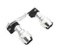 Silenciadores de Escape para Motocicletas LONGJIA XDV250Si XDV300i con protección contra caídas y Deslizador anticaídas. Protectores de Motor para Motos Protector de Motor(Silver)